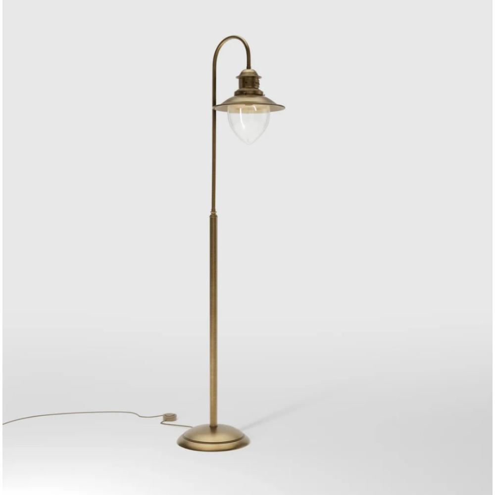 primorsky klasicky stojaca lampa vintage pristav osvetlenie citacia lampa spalna obyvacka sklenena tienidla mosadz zlata obciansky elegantny mediteransky.jpg